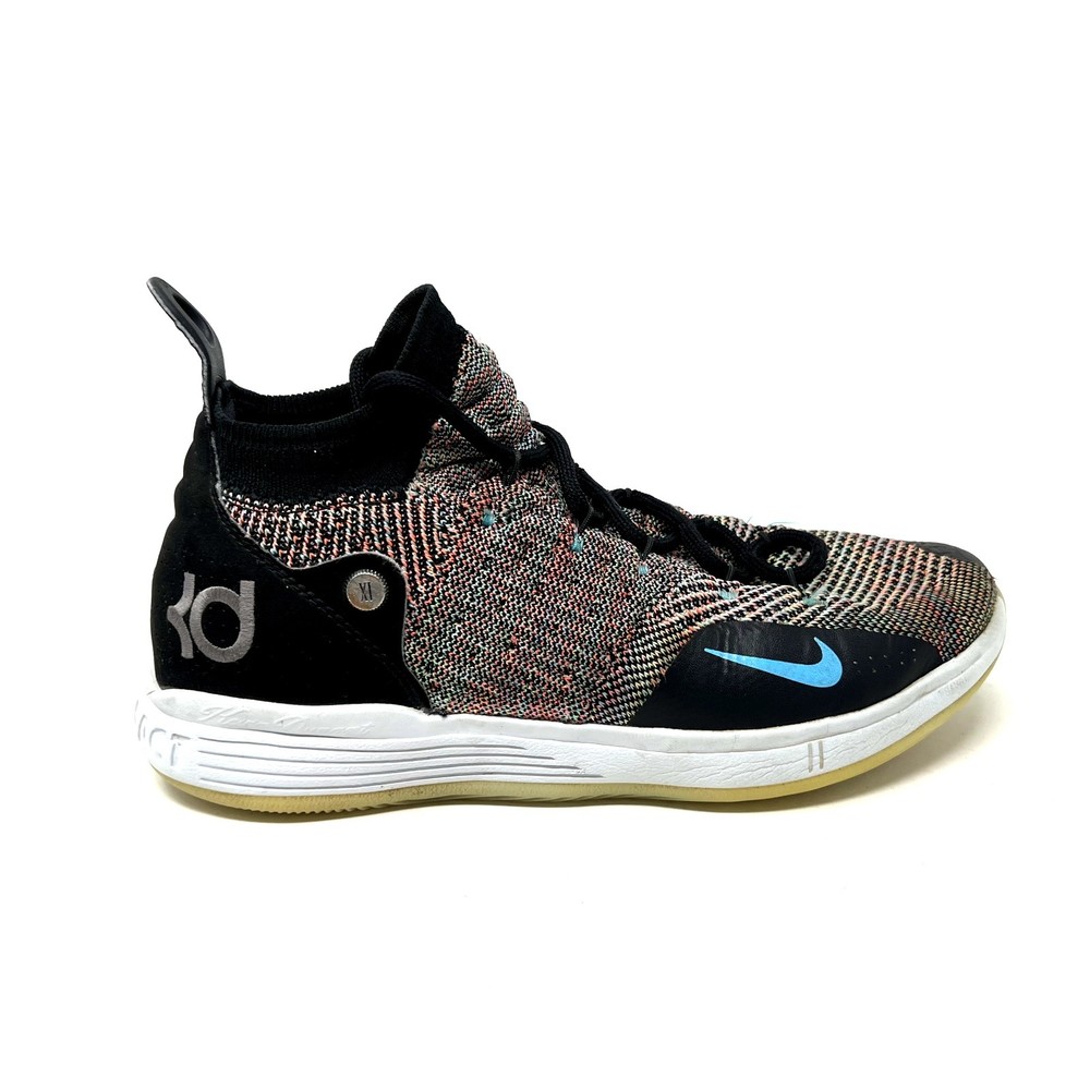 Nike KD 11 Youth Size 6 Flyknit Athletic Basketball Sneakers Shoes AH3465-001
